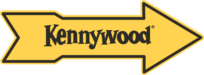 Yellow arrow with Kennywood